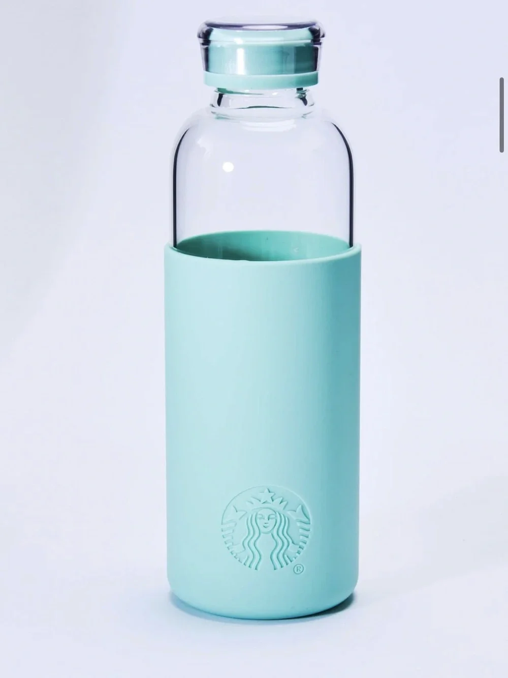 Starbucks Lot of 2: Roadtrip Aqua collection cold cup and glass bottle